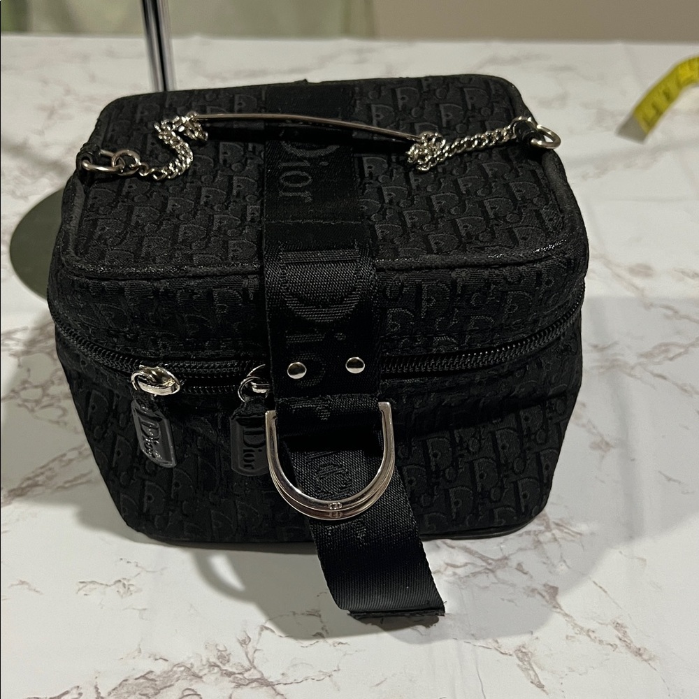 Dior Black Monogram vanity case - Picture 3 of 9